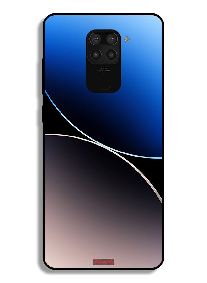 Tolwak Xiaomi Redmi Note 9 Protective Case Cover Curve Lines Pattern  - Image 2