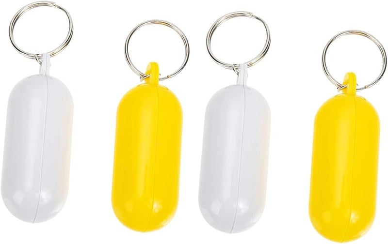 4 Pcs Floating Keychain Key Hanger for Boat Swimming Outdoor Activities - Image 1