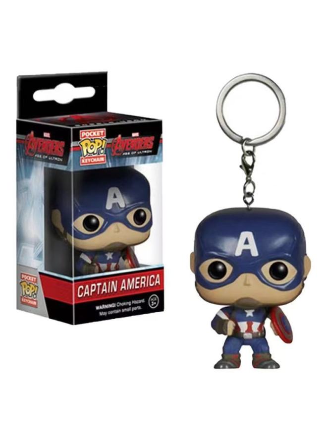 Sales Explosions Iron Man Spider-Man Black Panther Captain America Toy Keychain Pendant Around-Color:Monster Story Short Hair Eleven-Height:4cm - Image 5