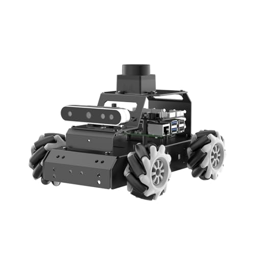 HIWONDER Robot Car with ChatGPT Large AI Models 3D Depth Camera MecanumWheel Chassis ROS2HUMBLE Lidar SLAM Mapping Navigation Autonomous Driving MentorPi M1 Standard Kit Without Raspberry Pi - Image 1