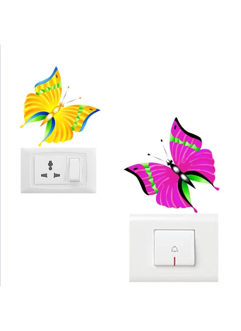 Rangoli Switch Board Stickers Standard Size Multicolor Vinyl 40 Inch by 20 cm Pack of 1 CodeSB24