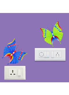 Rangoli Rangoli Switch Board Stickers Standard Size Multicolor Vinyl 40 Inch by 20 cm Pack of 1 CodeSB24  - Image 2