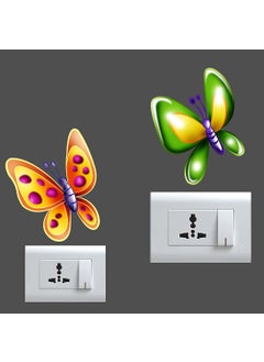 Rangoli Rangoli Switch Board Stickers Standard Size Multicolor Vinyl 40 Inch by 20 cm Pack of 1 CodeSB24  - Image 3