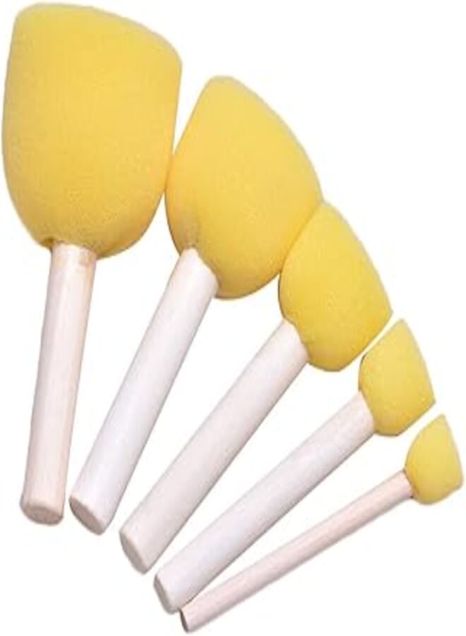 Keepsmiling 806-4 Sponge Paint Rolling Brush 4-Piece Set