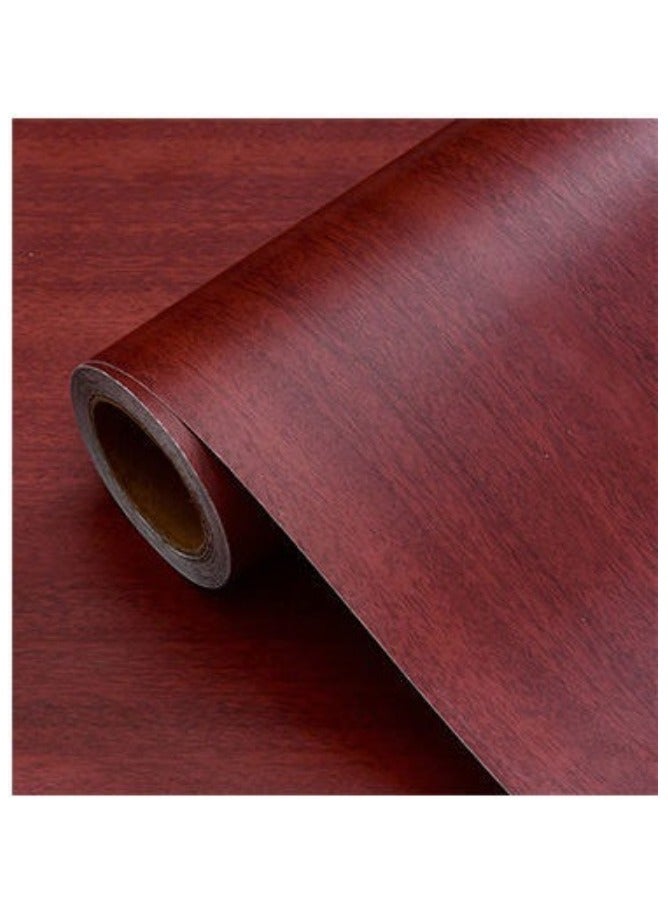 آنا ورق لاصق مزخرف بنقشة الخشب مقاوم للماء والرطوبة لتزيين أثاث الخزائن - Image 1