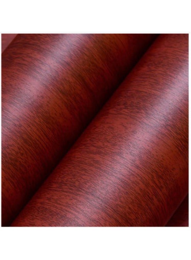 آنا ورق لاصق مزخرف بنقشة الخشب مقاوم للماء والرطوبة لتزيين أثاث الخزائن - Image 2