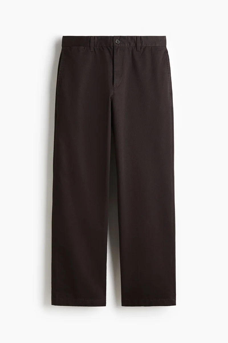 H&M  Relaxed Fit Cotton chinos for Men | Best Price UAE