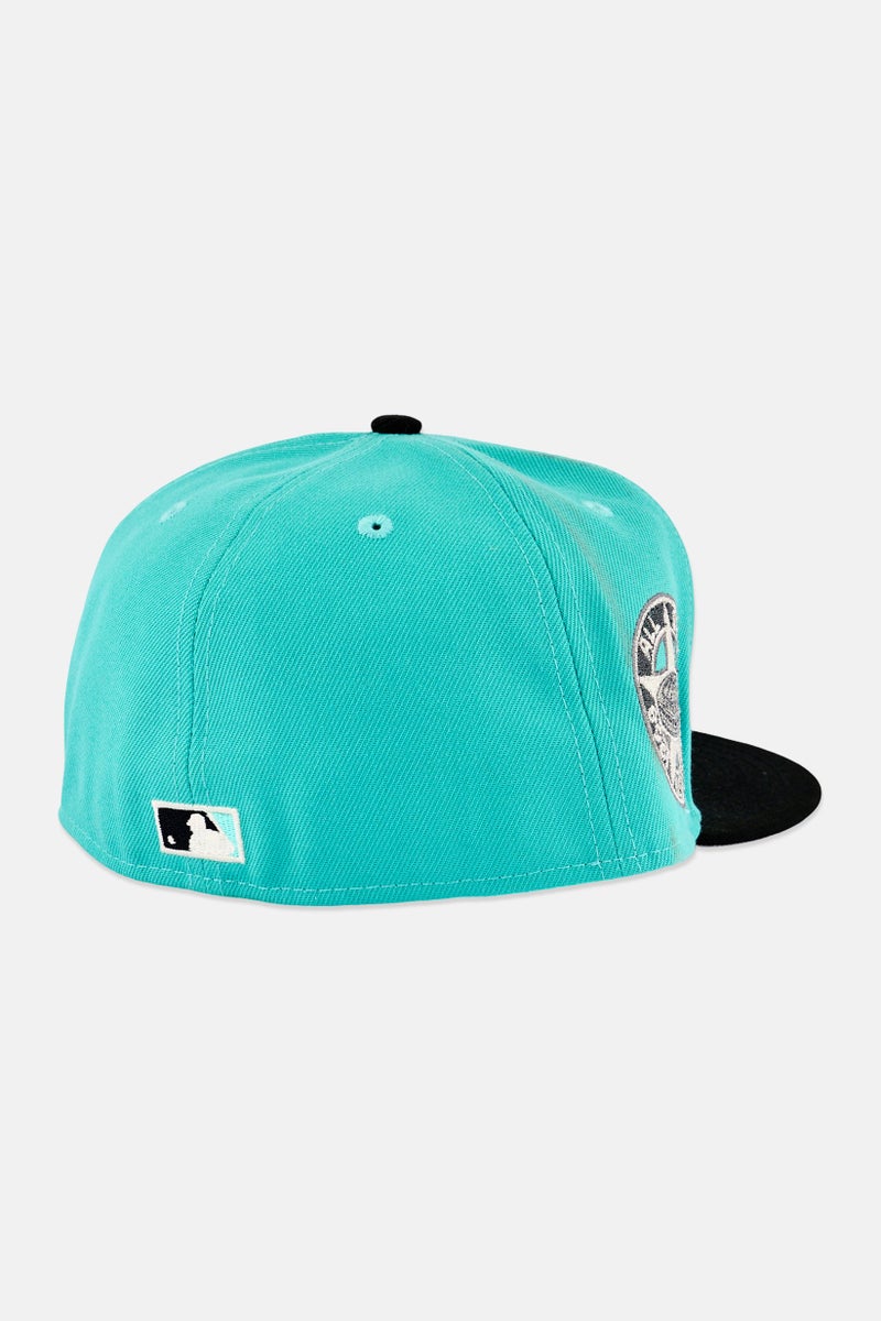 New Era x MLB Men Houston Astros Fitted Cap, Green - Image 2