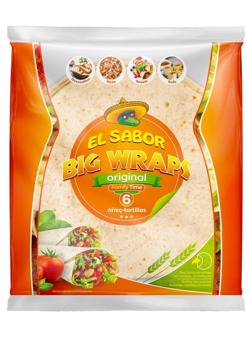 El Sabor Original Big Tortillas Wraps (25cm) - Image 1