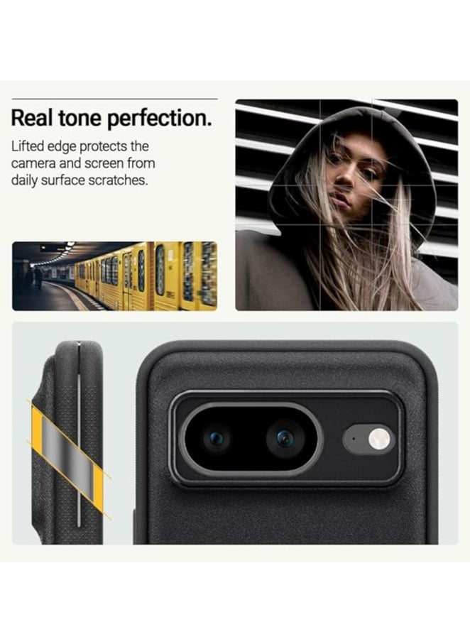 Caseology - Caseology Athlex [Integrated Grip] TPU Case for Google Pixel 8 Case 5G, Sandstone Texture (2023) - Active Black - Image 1
