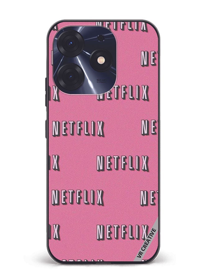 VR CREATIVE Protective Case Cover For Tecno Spark 10 Pro Netflix Design Multicolour - Image 1