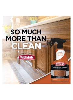 Weiman Wood Cleaner and Furniture Polish Spray for Cabinets, Baseboards and Furniture - 16 Fluid Ounce  - Image 2