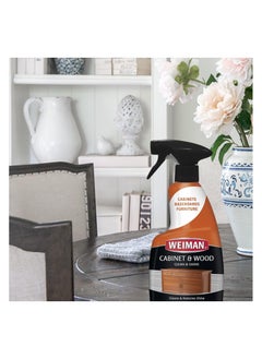 Weiman Wood Cleaner and Furniture Polish Spray for Cabinets, Baseboards and Furniture - 16 Fluid Ounce  - Image 4