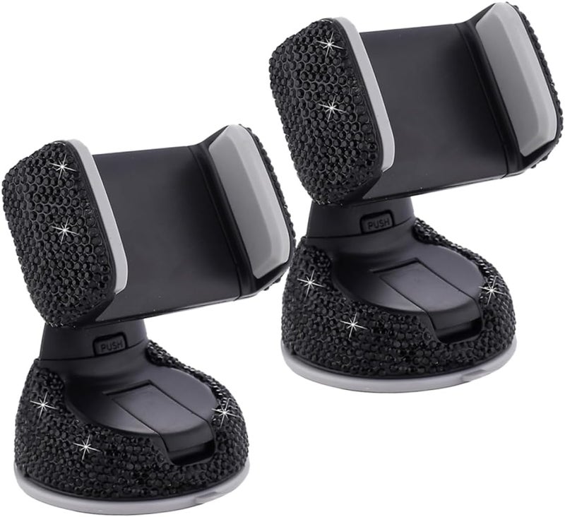 ABOOFAN 2pcs Car Phone Holder Air Vent Dashboard Mount Magnetic Phone Car Mount Rotation Secure Stable for Vent Dashboard - Image 1