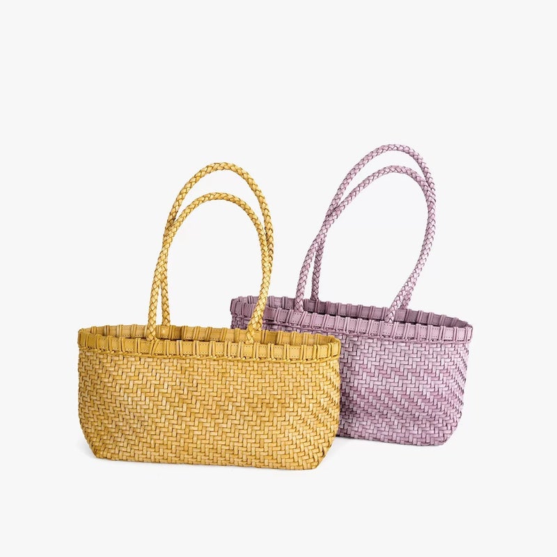 Korean Style Woven Basket Tote Bag 2026 New, Shoulder Bag for Women - Image 4