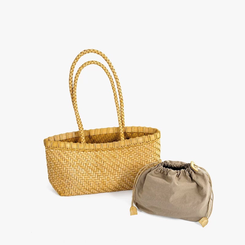 Korean Style Woven Basket Tote Bag 2026 New, Shoulder Bag for Women - Image 5