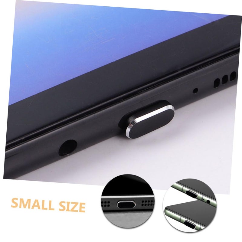 10Pcs Black USB C Port Dust Plugs Universal Type C Charging Port Covers Dustproof Protector Caps - Image 4