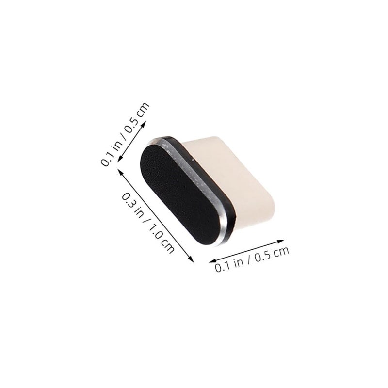 10Pcs Black USB C Port Dust Plugs Universal Type C Charging Port Covers Dustproof Protector Caps - Image 3