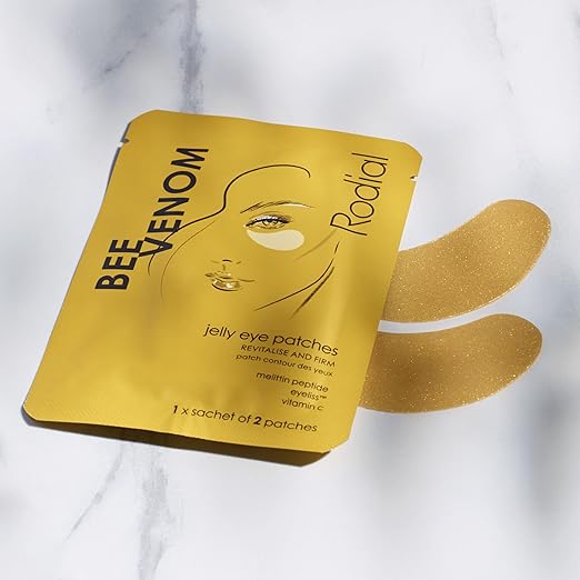 Rodial Jelly Eye Patches Bee Venom Box of 4 Sachets Rejuvenate and Firm Cooling Jelly Technology Antipuffiness for Under Eyes Vitamine C for Revitalised and Luminous Eye Look - Image 4