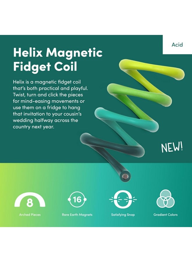 Speks Helix - Fidget Toy For Adults And Teens 14+ | Desk Toy For Office,, Holiday Stocking Stuffer Present, Sensory Gadget For Stress Relief | Acid - Image 2