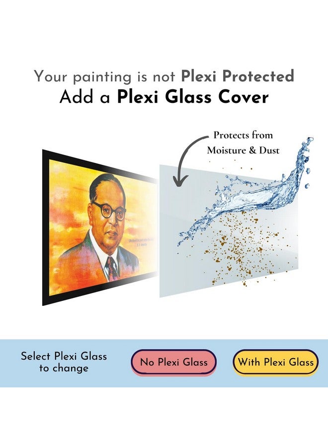 Mad Masters Bhimrao Ramji Ambedkar Indian leader Painting Photo Frame for Living Room, Bedroom, Home Decor and Wall Decoration (MM 2989, 8x12 Inch, Paper, Without Plexi Glass) - Image 5