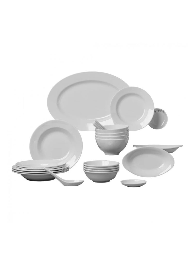 Undefined 25-Piece Melamine Dinnerware Set CC SET-025 - Image 1