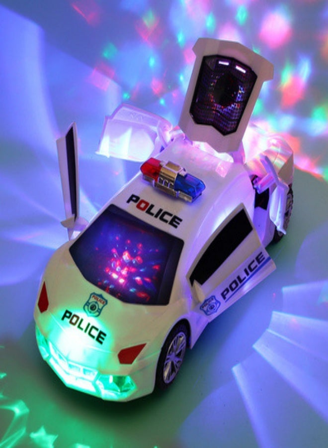 360° Rotating Light Automatic Switch Door Car Toy Car, Fun And Handsome Small Gift - Image 1