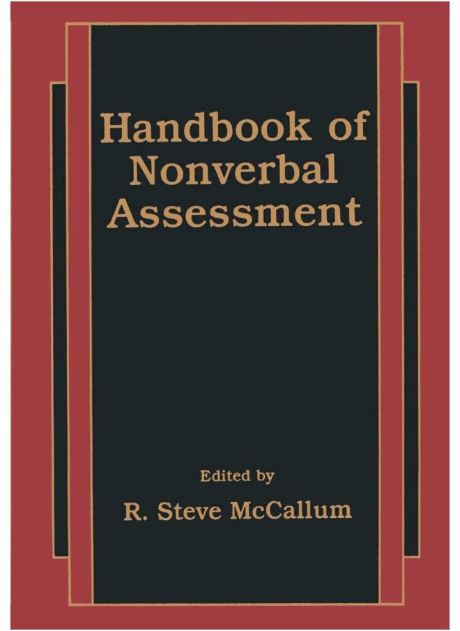 Handbook of Nonverbal Assessment 