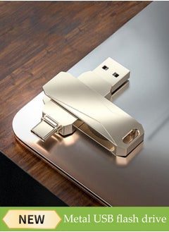 Generic Double Interface Flash Drive,High Speed USB Flash Drive ,Type-C and USB Double Interface,Durable and Sturdy，for Record Data Transmission Data,for Smartphones, Computers, Tablets, PC,32GB  - Image 1