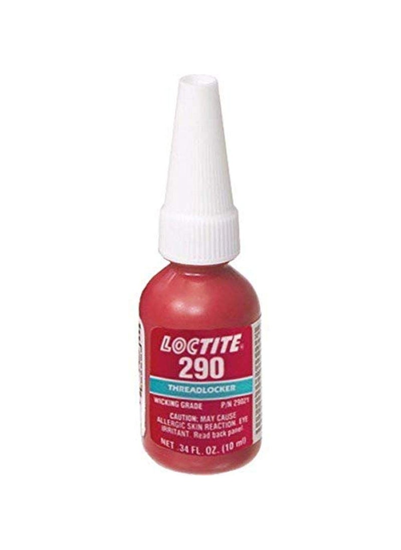Loctite Loctite 29021 Green 290 Medium High-Strength Threadlocker, 300 Degree F Maximum Temperature, 10 mL Bottle 