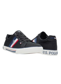 U.S. Polo Assn. Men's Black Low-Top Sneakers,Lightweight Casual Shoes for Classic Look  - Image 5
