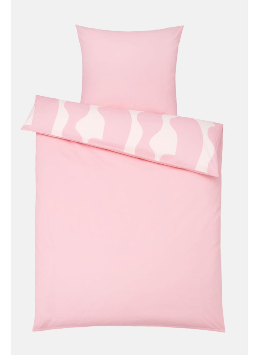 Tchibo Premium Cotton Duvet Set 160 x 210 cm, Pink  - Image 3