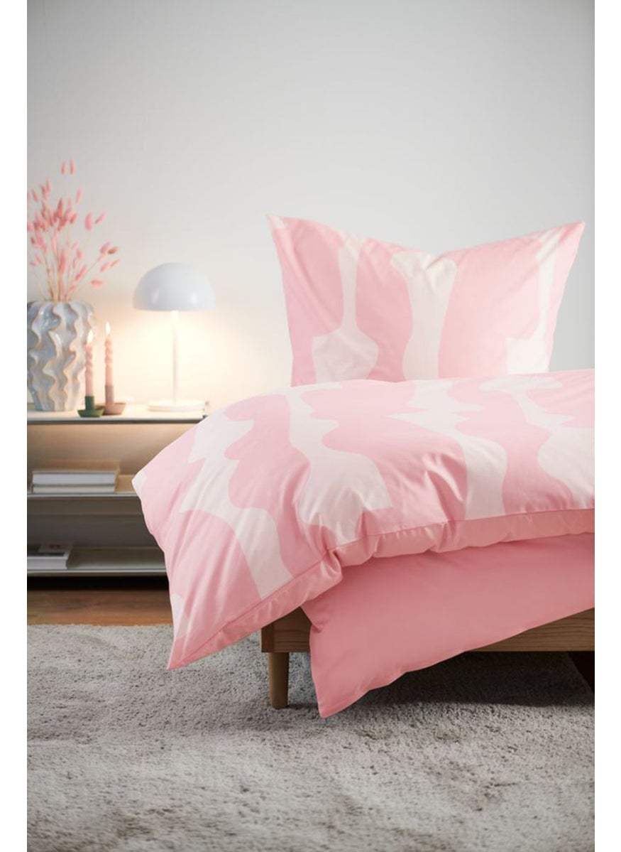 Tchibo Premium Cotton Duvet Set 160 x 210 cm, Pink  - Image 1