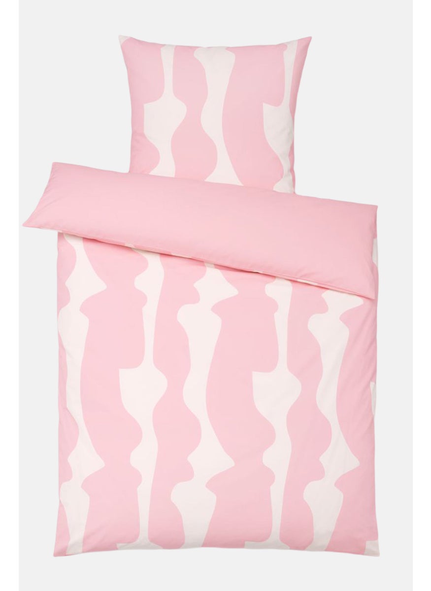 Tchibo Premium Cotton Duvet Set 160 x 210 cm, Pink  - Image 2