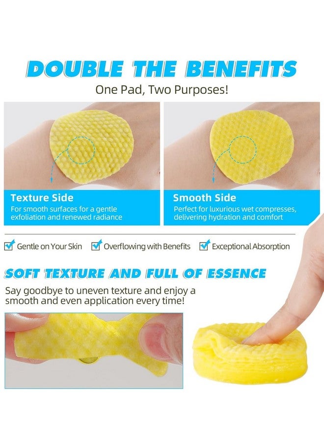 FEBLICH Turmeric And Kojic Acid Face Cleansing Pads For Dark Spots, 60 Count Kojic Acid & Turmeric Cleaning Pads, Skin Brightening, Acne Prevention & Exfoliating Pad Suitable For All Skin Types - Image 5