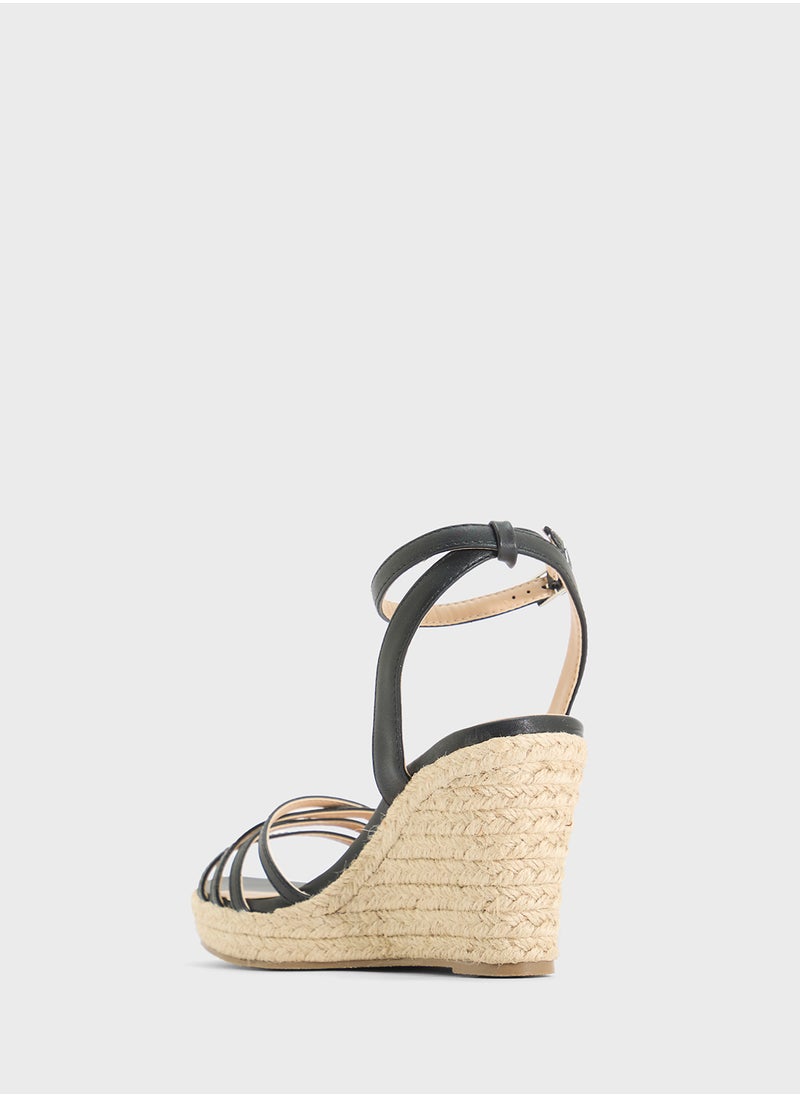Spot-On - High Heel Wedge Sandal - Image 1
