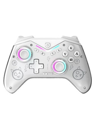 Magnetic Shell Controller Gamepad Hall Joystick With Light Adjustment Switch Android Ios Wireless Bluetooth Vibration