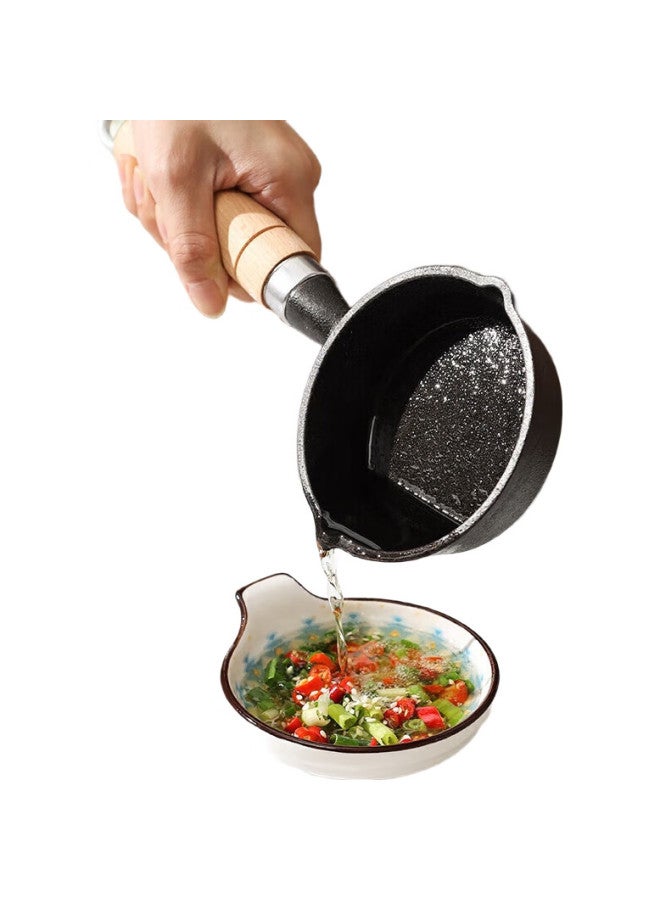 MAX COOK Maxcook Oil-Splatter Pan, Cast Iron Non-Coated Flat Bottom Pan 16Cm, Mini Oil-Splattering Pan Mcj5847 - Image 3