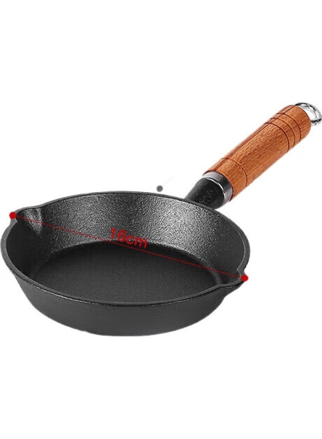 MAX COOK Maxcook Oil-Splatter Pan, Cast Iron Non-Coated Flat Bottom Pan 16Cm, Mini Oil-Splattering Pan Mcj5847 - Image 1