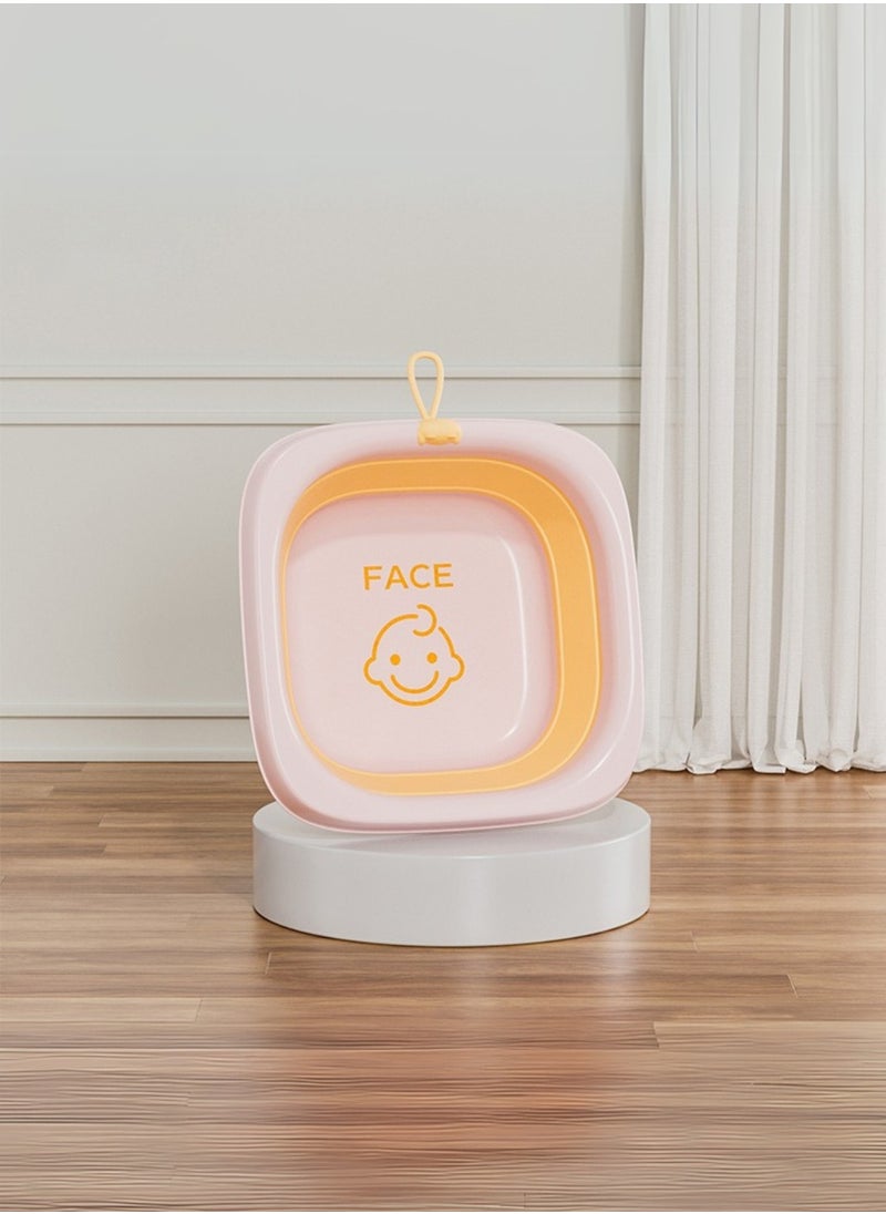 Moms Magic Foldable Multi-Use Baby Care Basin - High-Capacity Portable Washing Solution for Feet, Butt, and Face - Compact & Lightweight Design for Easy Travel  - Image 3