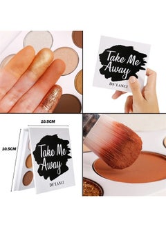 Brown Eyeshadow Palette Nude Natural Matte Shimmer Glitter 9 Colors,Highly Pigmented Waterproof Warm Eye Shadows Pallet, Naked Earth Tones Makeup Palettes, Easy to Blend for Beginners… - pzsku/Z07E6C663CE0CC3B50979Z/45/_/1690927106/7caf60b0-3109-402e-a02e-3a78e48d436b