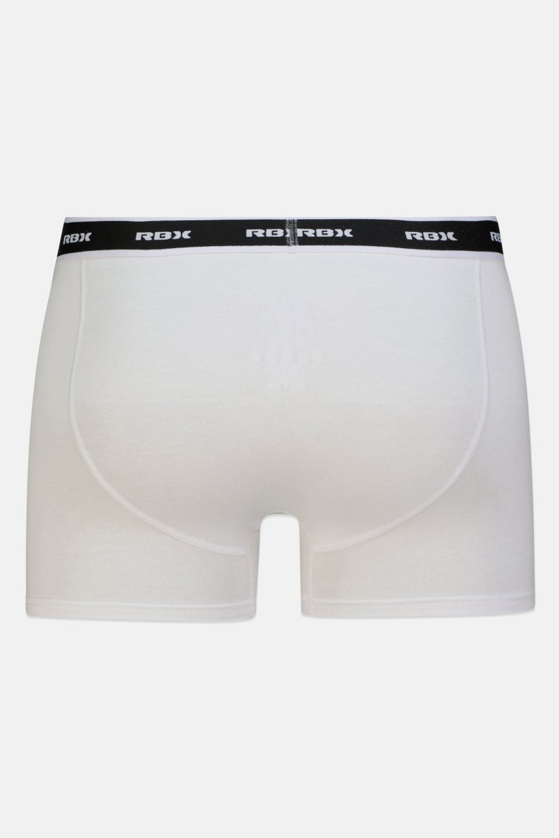 RBX Men 3 Pieces Brand Logo Boxer Briefs, Multicolor - Image 3