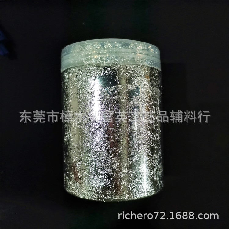 15G Canned Crushed Gold Foil Silver Foil Rose Gold Candle Incense Painting Diy Decoration Crystal Mud Gold Foil Crushed - Image 1