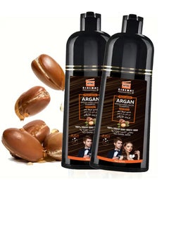 NITRO CANADA Nitro Canada Cinema Professional Fast Hair Dye Shampoo with Argan Oil, 420 ml, Dark Brown  - Image 3