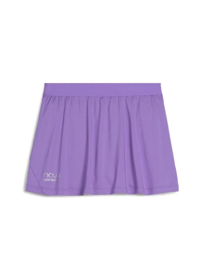 Puma Purple Glimmer-PUMA White INDIVIDUAL Padel Skirt Women for Women | Best Price UAE