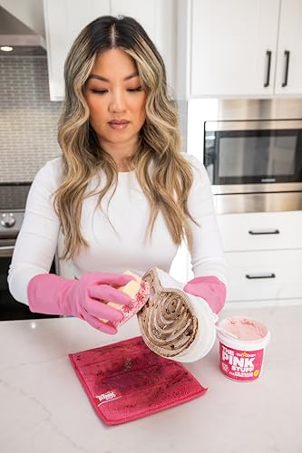 Stardrops – The Pink Stuff – SQeeZY Miracle Scrubber Sponge, Scratch Free Solution for Ultimate Home Cleaning - Perfect for Kitchens, Bathrooms, and Outdoor Use, 3-Pack - Image 3