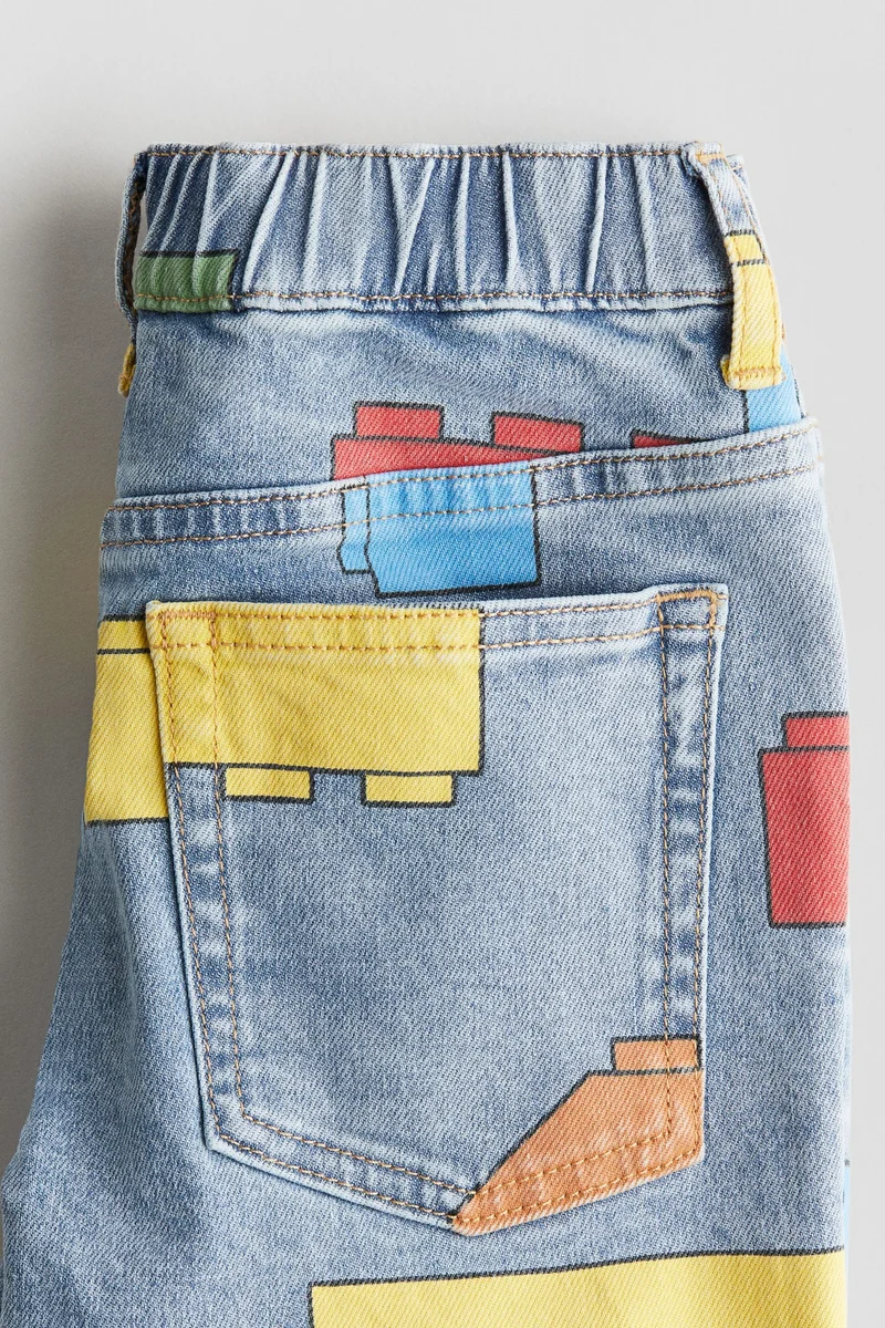 H&M Regular Fit Printed  jeans