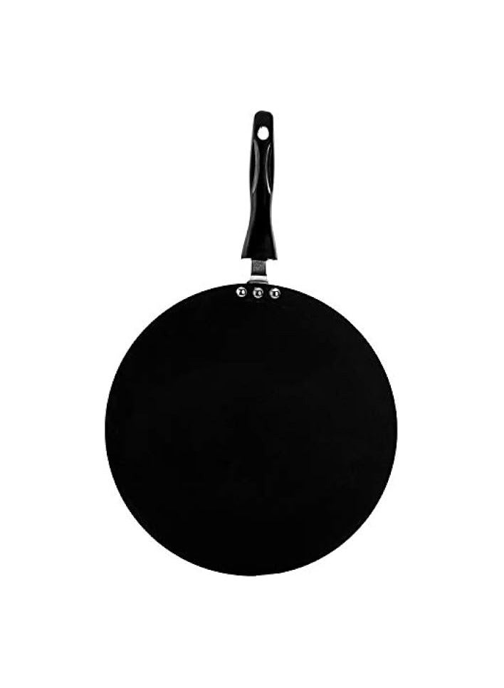 Green Tiger Non-Stick Tawa – Multifunctional Aluminum Pan Suitable for Crepe Chapatti Pancakes Roti Dosa Flatbread or Naan Bread - Heat Resistant Handle