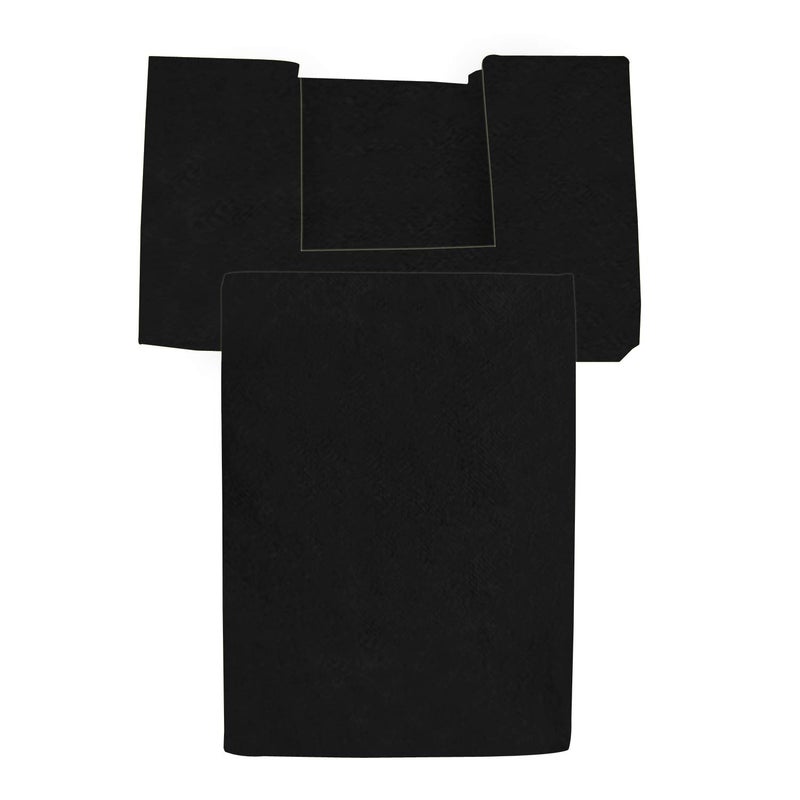 Kuber Industries Kuber Industries Non Woven 1 Piece Shirt Stacker and 3 Piece Foldable Rectangle Cloth Saree Stacker Cloth Wardrobe Organizer Wardrobe Organizer Black CTKTC038262 - Image 5