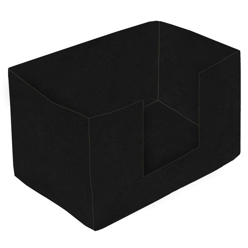 Kuber Industries Kuber Industries Non Woven 1 Piece Shirt Stacker and 3 Piece Foldable Rectangle Cloth Saree Stacker Cloth Wardrobe Organizer Wardrobe Organizer Black CTKTC038262 - Image 4